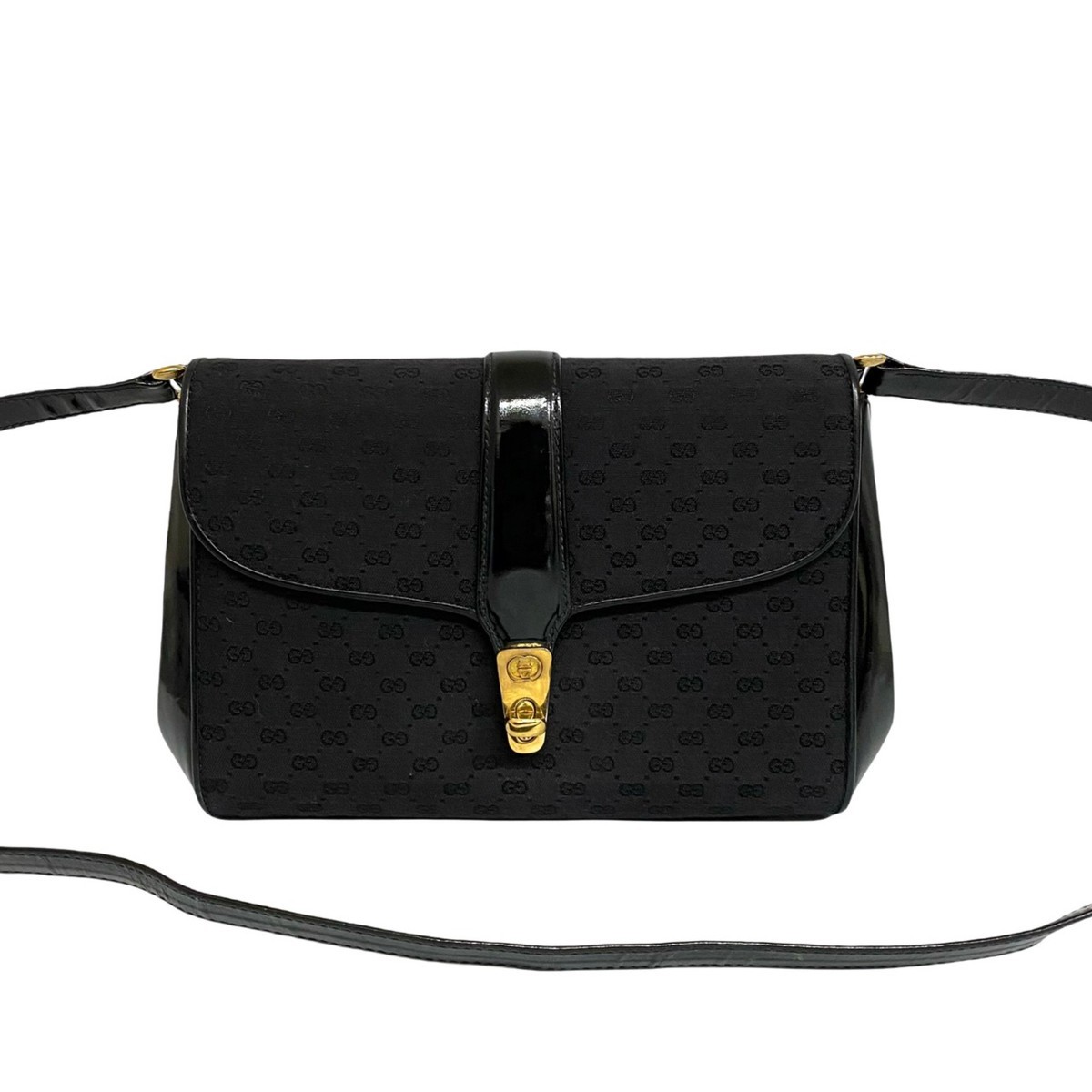 GUCCI ワンショルダーバッグ 巾着 レザー 黒 001 4030 楽天市場 