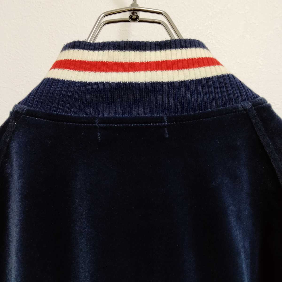 FRED PERRY フレッドペリー トラックジャケット ベロア ネイビー 紺 
