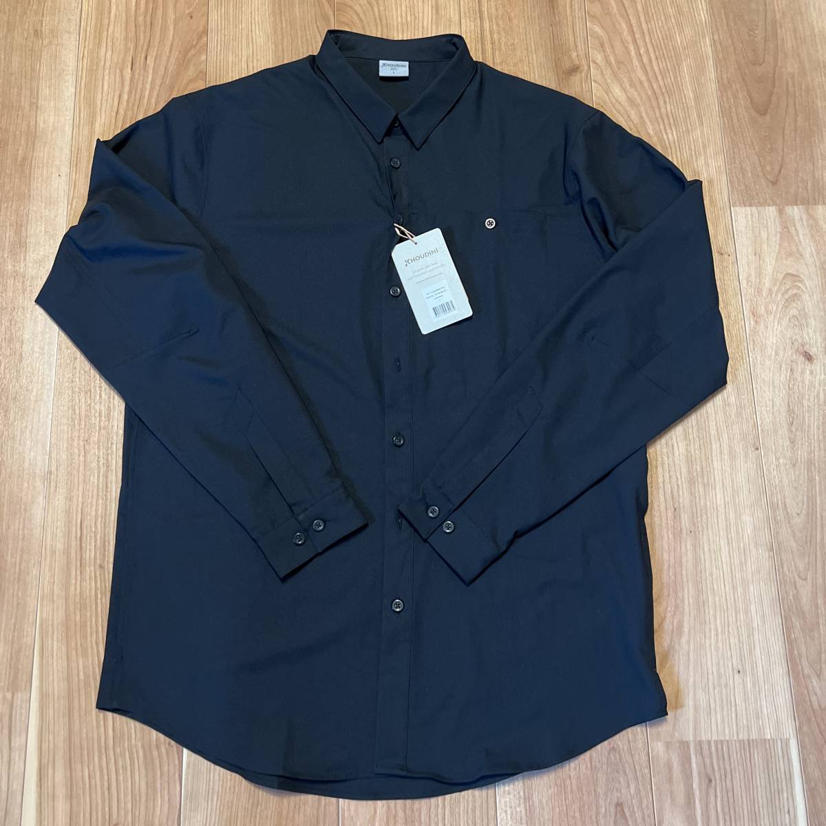 未使用品】HOUDINI フーディニー ロングスリーブシャツ true black 