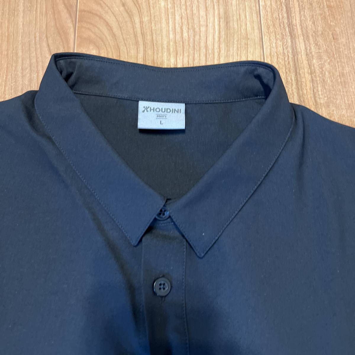 未使用品】HOUDINI フーディニー ロングスリーブシャツ true black 