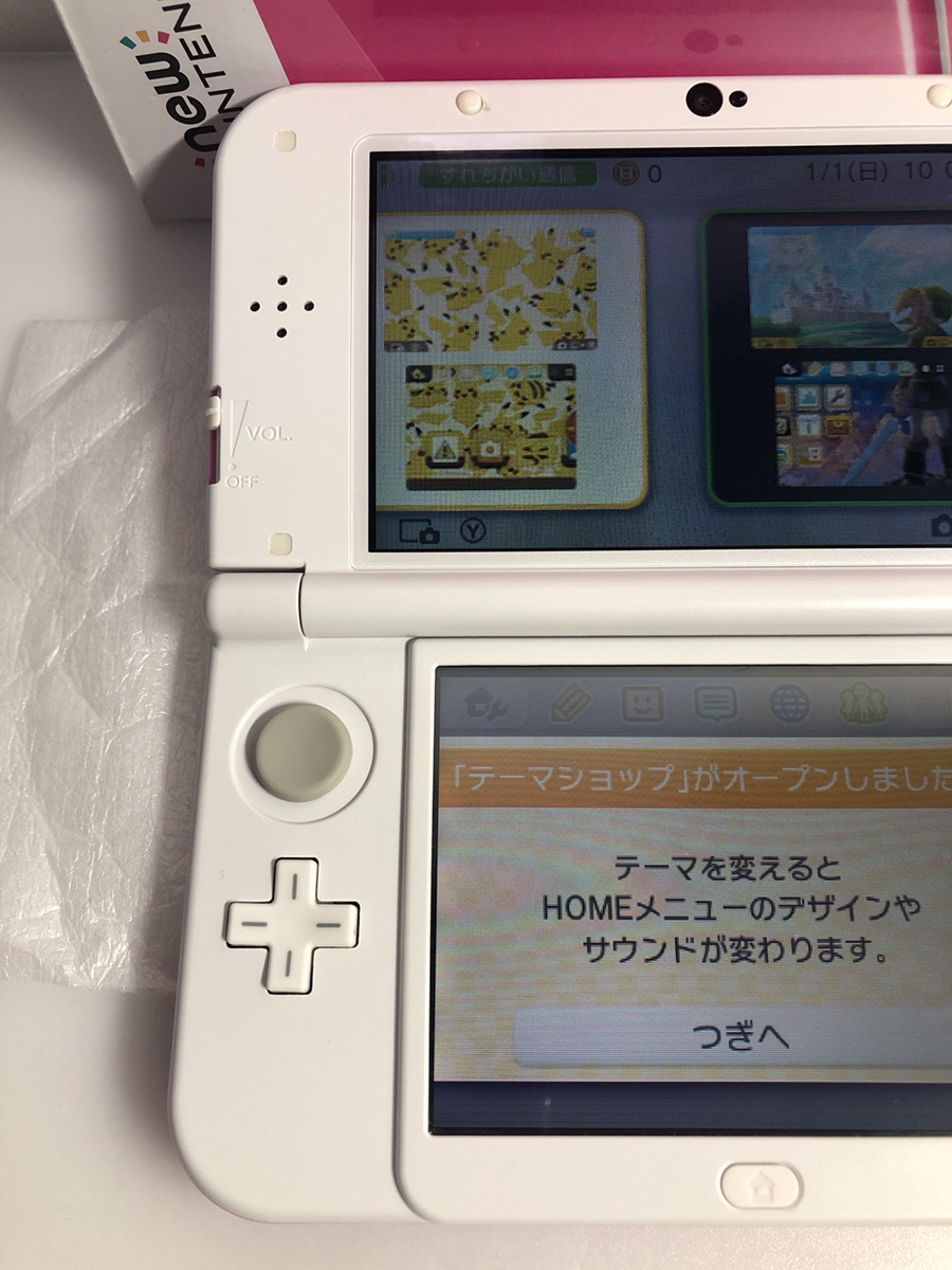1円スタート】newニンテンドー3DSLL 本体 ピンク×ホワイト☆売 1円スタート】newニンテンドー3DSLL 本体 ピンク×ホワイト☆売