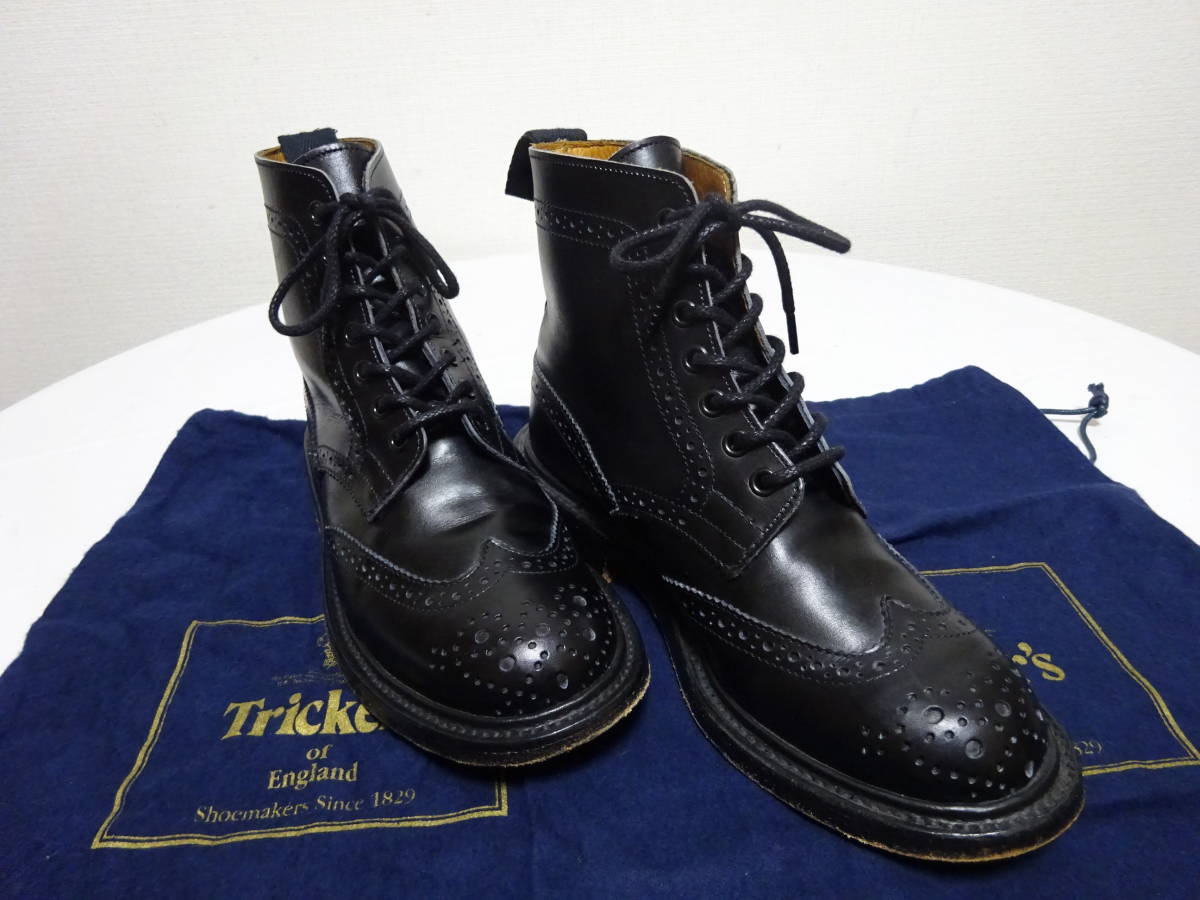Tricker`s トリッカーズ L5411 カントリーブーツ フルブローグブーツ 