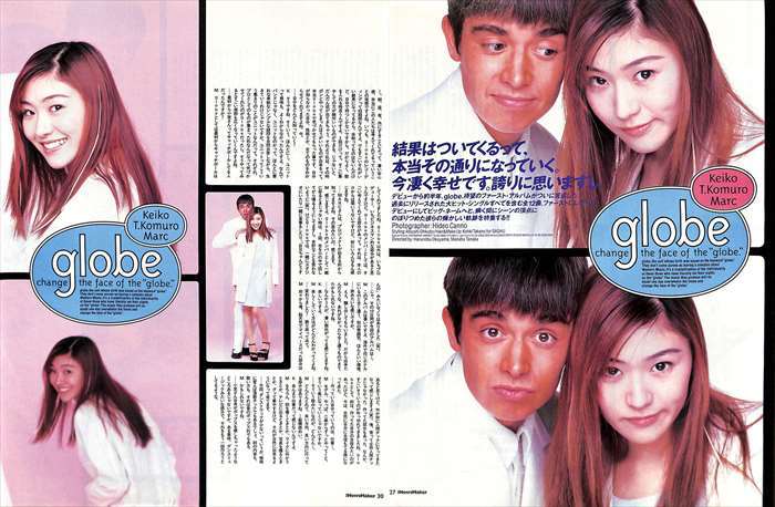 globe グローブ 切り抜き 120P ☆貴重！KEIKO マーク・パンサー 小室