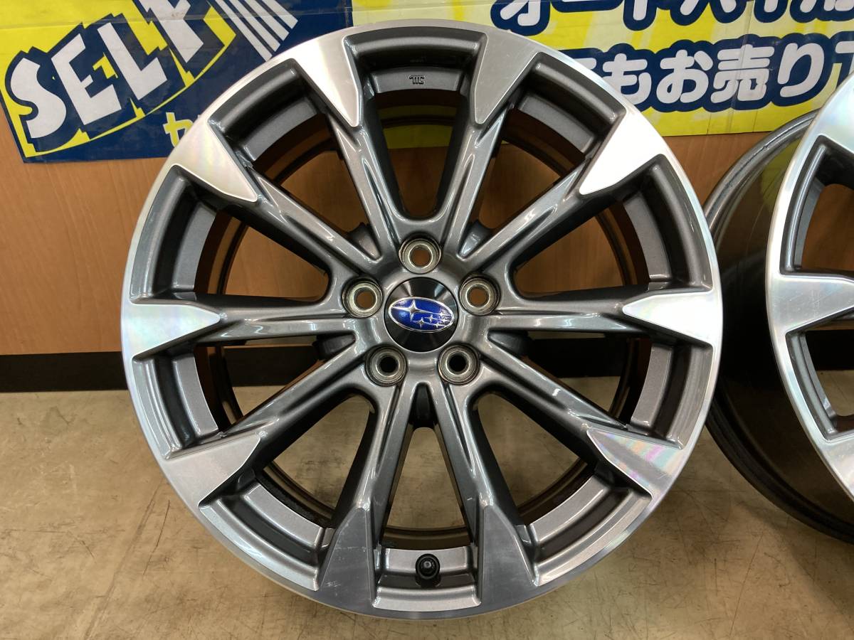 スバル XV GTE 純正 17インチ アルミ ホイール 7J +55 5穴 PCD100