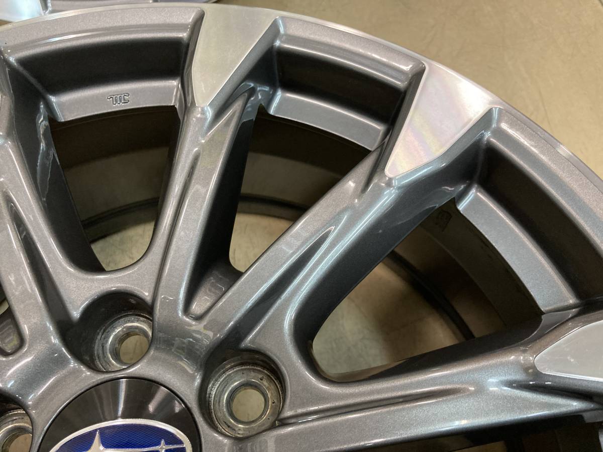スバル XV GTE 純正 17インチ アルミ ホイール 7J +55 5穴 PCD100