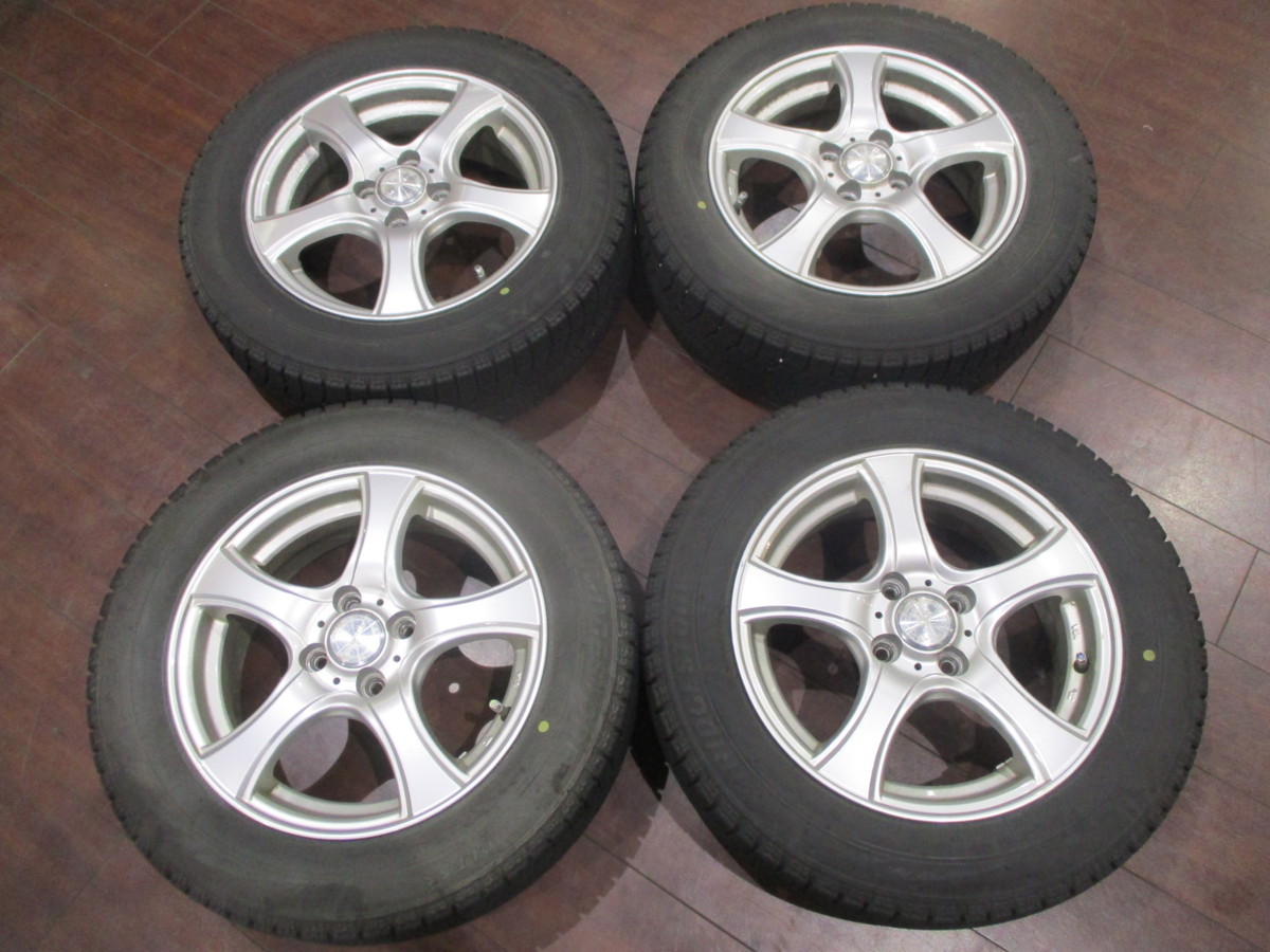 車 深溝スタッドレス＆アルミ15インチ×6J 175/65R15 1本