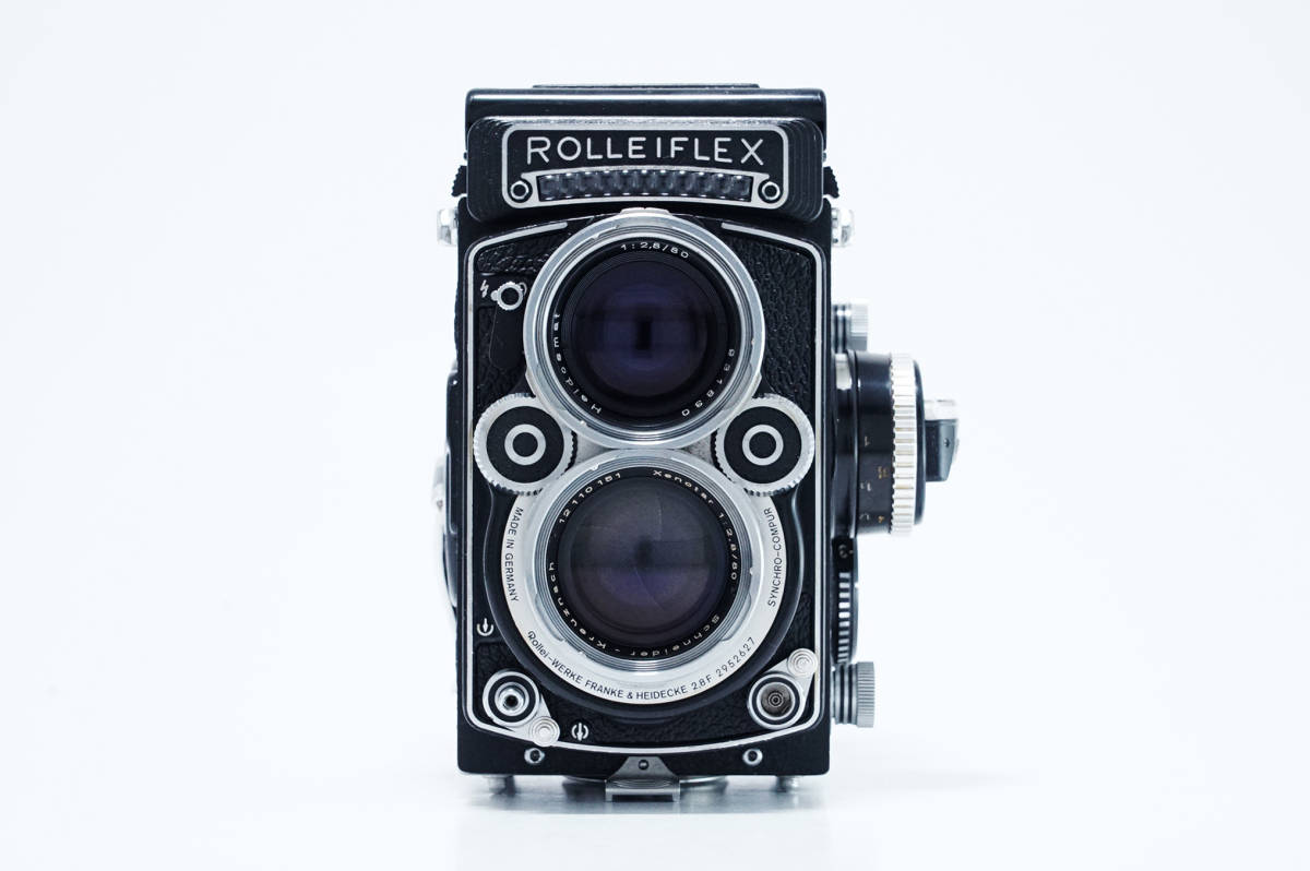 Rolleiflex 2.8 F Xenotar 80mm F2.8 ホワイトフェイス OH済 ローライ 