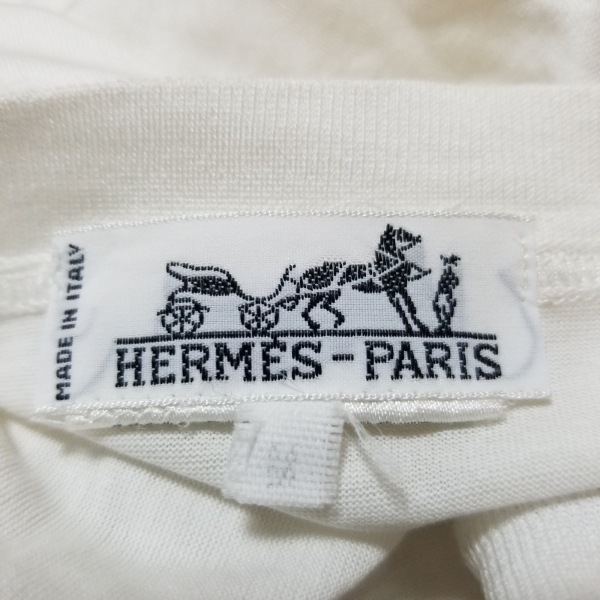 エルメス HERMES 半袖Tシャツ - 白 レディース クルーネック トップス