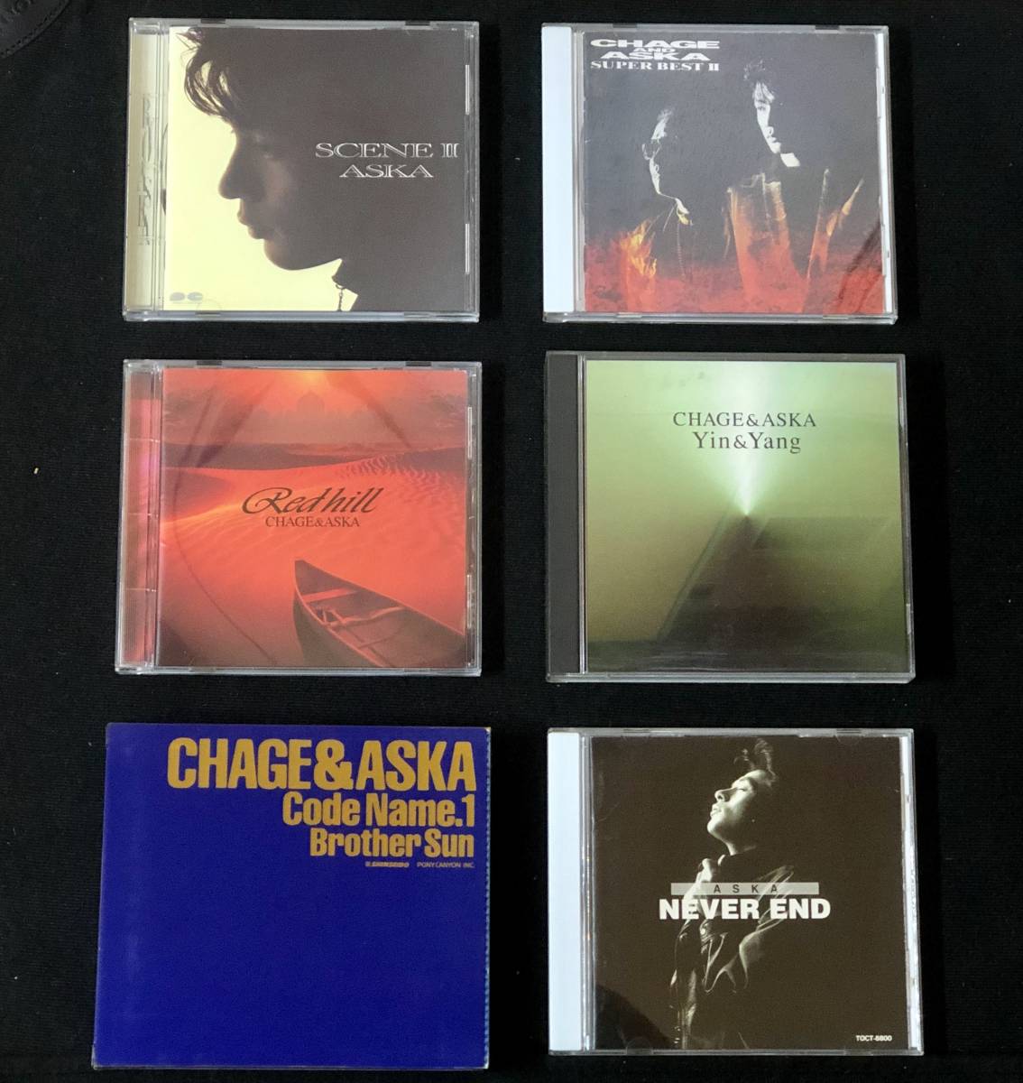 ASKA CD アルバム 13枚セット まとめ売り 良品】チャゲ&飛鳥/ASKA CDコレクション 6アルバムのセット