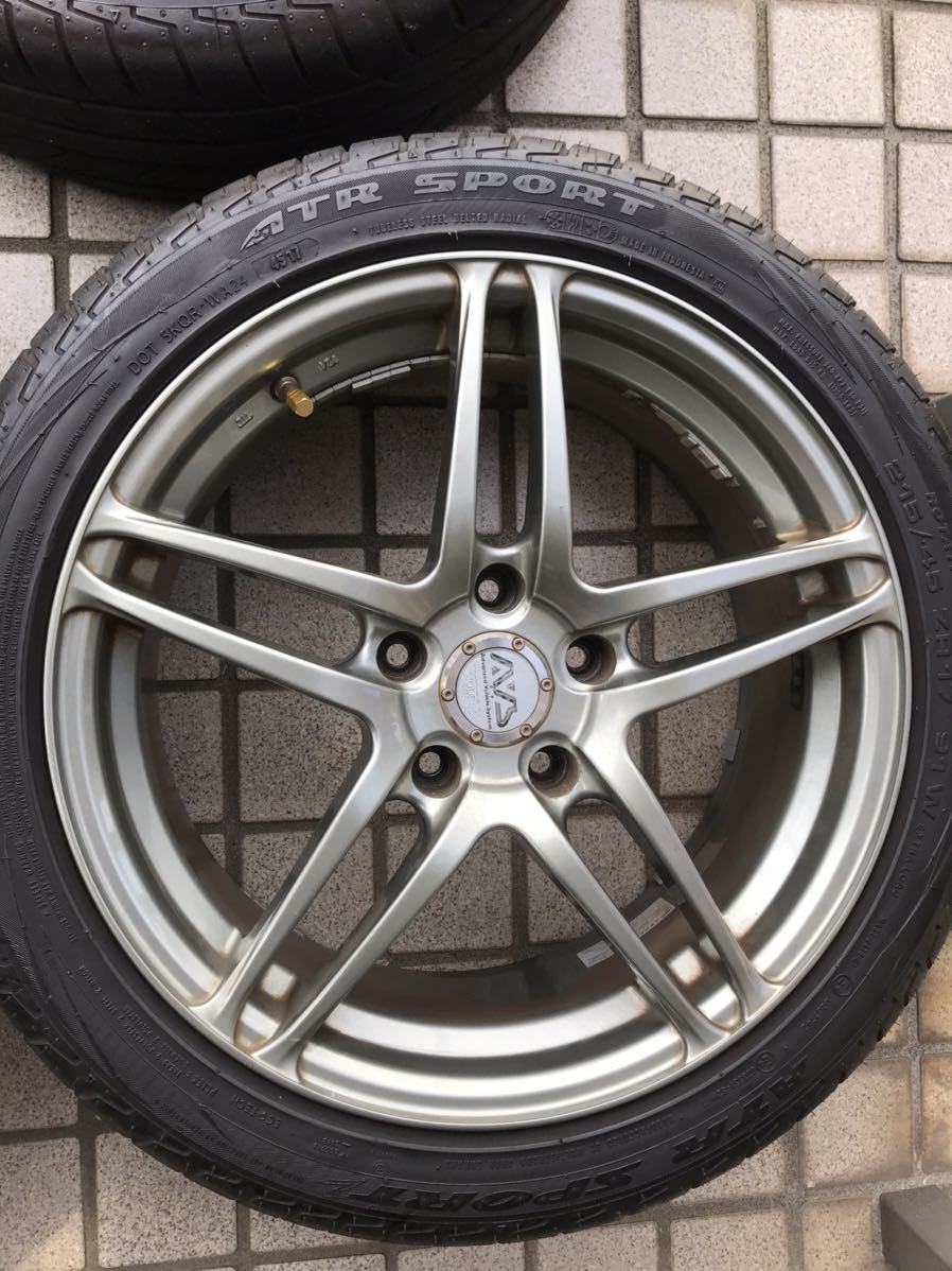 AVS +38 17インチ 7J、8J 2026年最新Yahoo!オークション 0 AVS MODEL5 7j