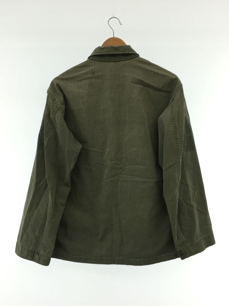 US.ARMY◆40s/M-43/VINTAGE/ヴィンテージ/HBTミリタリージャケット/36/コットン/GRN/ヘリンボーン