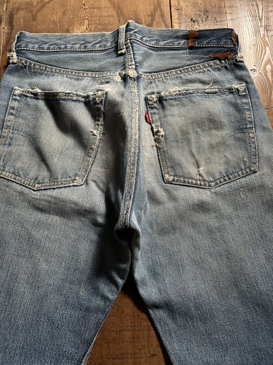 Special 50s LEVIS 501xx 革パッチ 隠しリベット刻印11 オフセット 