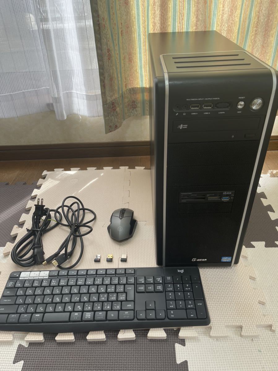 美品 G-GEAR Corei7 Windows10 HDD SSD ゲーミングPC USB3.0 自作PC 