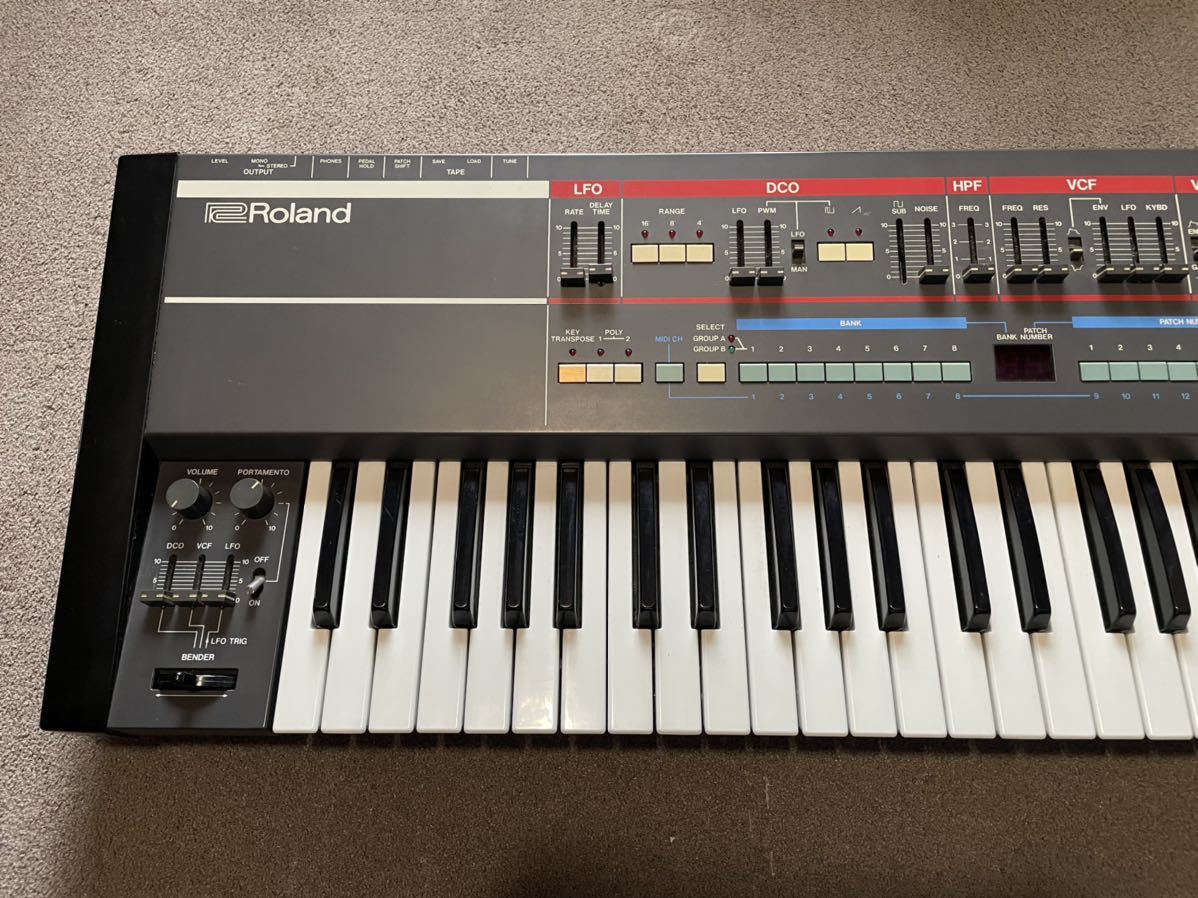 Roland ローランド JUNO-106 シンセサイザー 通電確認済み ジャンク 