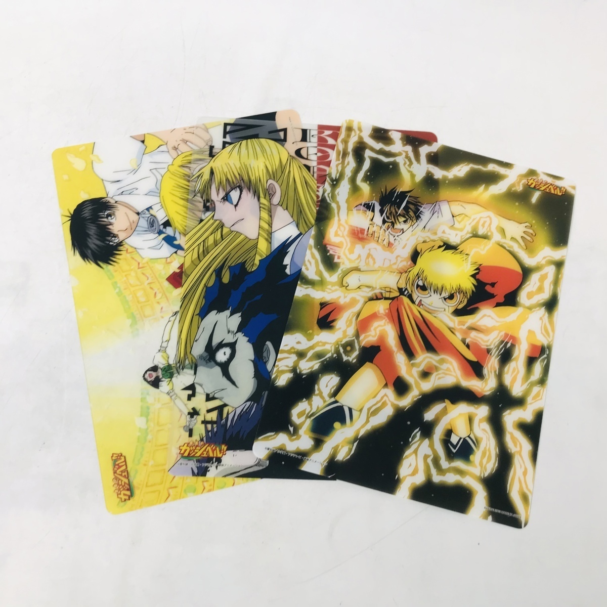 中古品 金色のガッシュベル！！ 下敷き 高嶺清麿 ガッシュ ブラゴ
