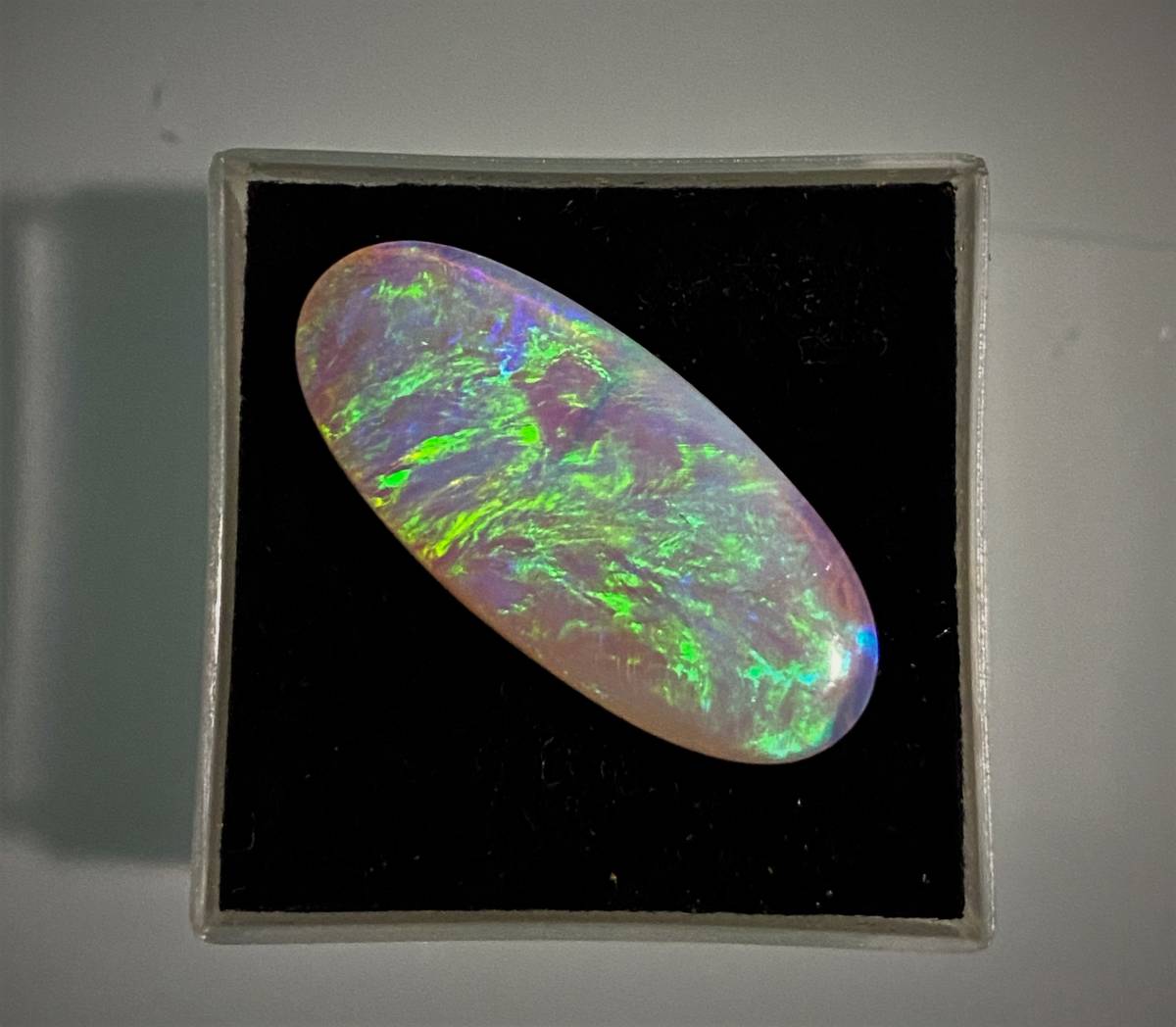 ブラックオパール 天然ブラックオパール 3.09ct パワーストーン - 10mm 