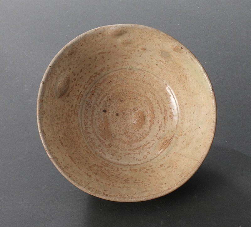 李朝（15～16世紀）◇無地刷毛目茶碗（茶道具 抹茶碗 朝鮮古美術 高麗