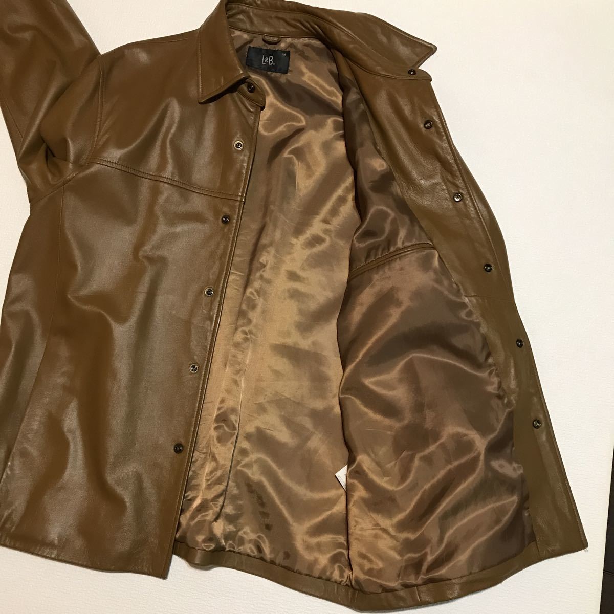 L&B HOMME レザージャケット Mサイズ 送料無料 [1円スタート 