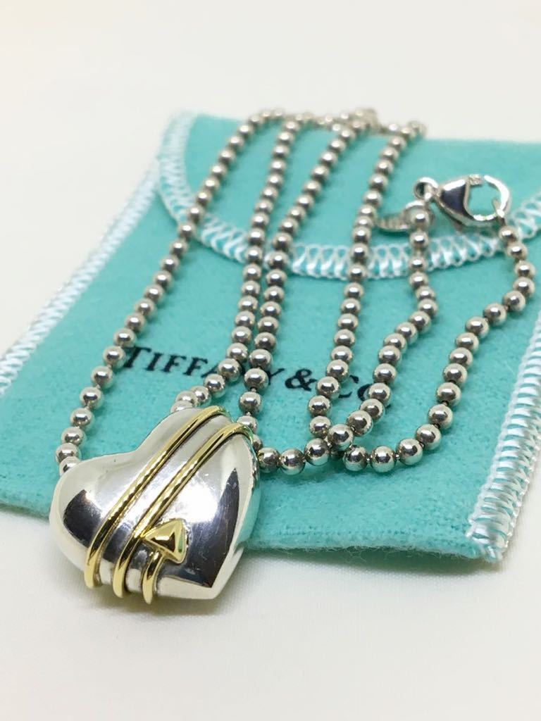 ハートアロー ティファニー コンビ TIFFANY アロー 希少 1円 希少