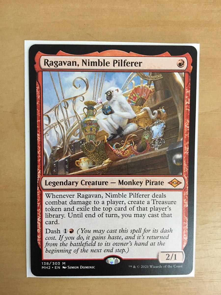 MTG 敏捷なこそ泥、ラガバン Ragavan， Nimble Pilferer 日本語版 FOIL