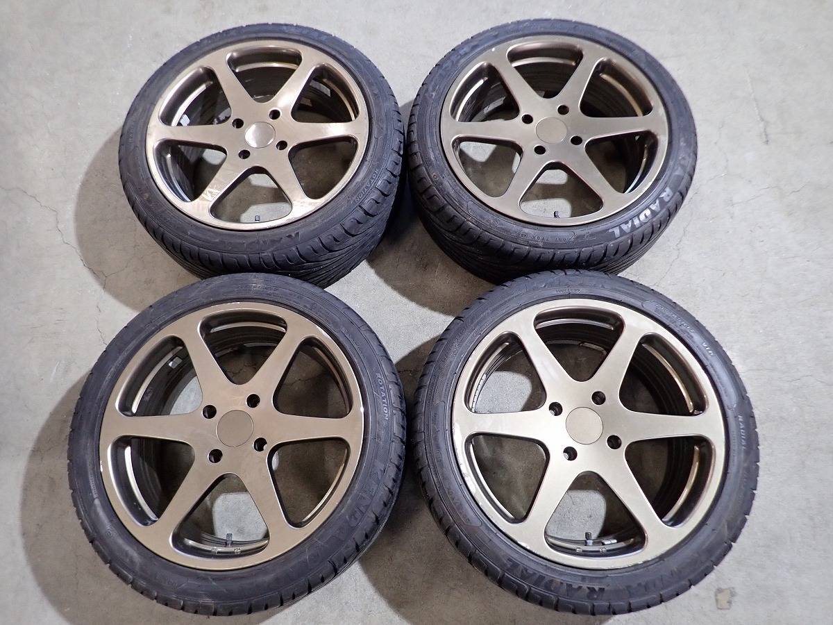 KL4995 215/45R17 ブリヂストン BIM ZEIT 夏タイヤセット S13シルビア 