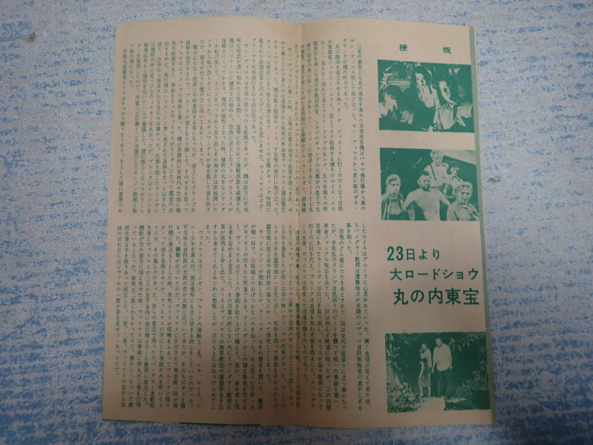 映画パンフ 地獄の翼 丸の内東宝 監 ジョン ｖ ファロー 出 ロバート ライアン アニタ エクバーグ パンフレット 売買されたオークション情報 Yahooの商品情報をアーカイブ公開 オークファン Aucfan Com