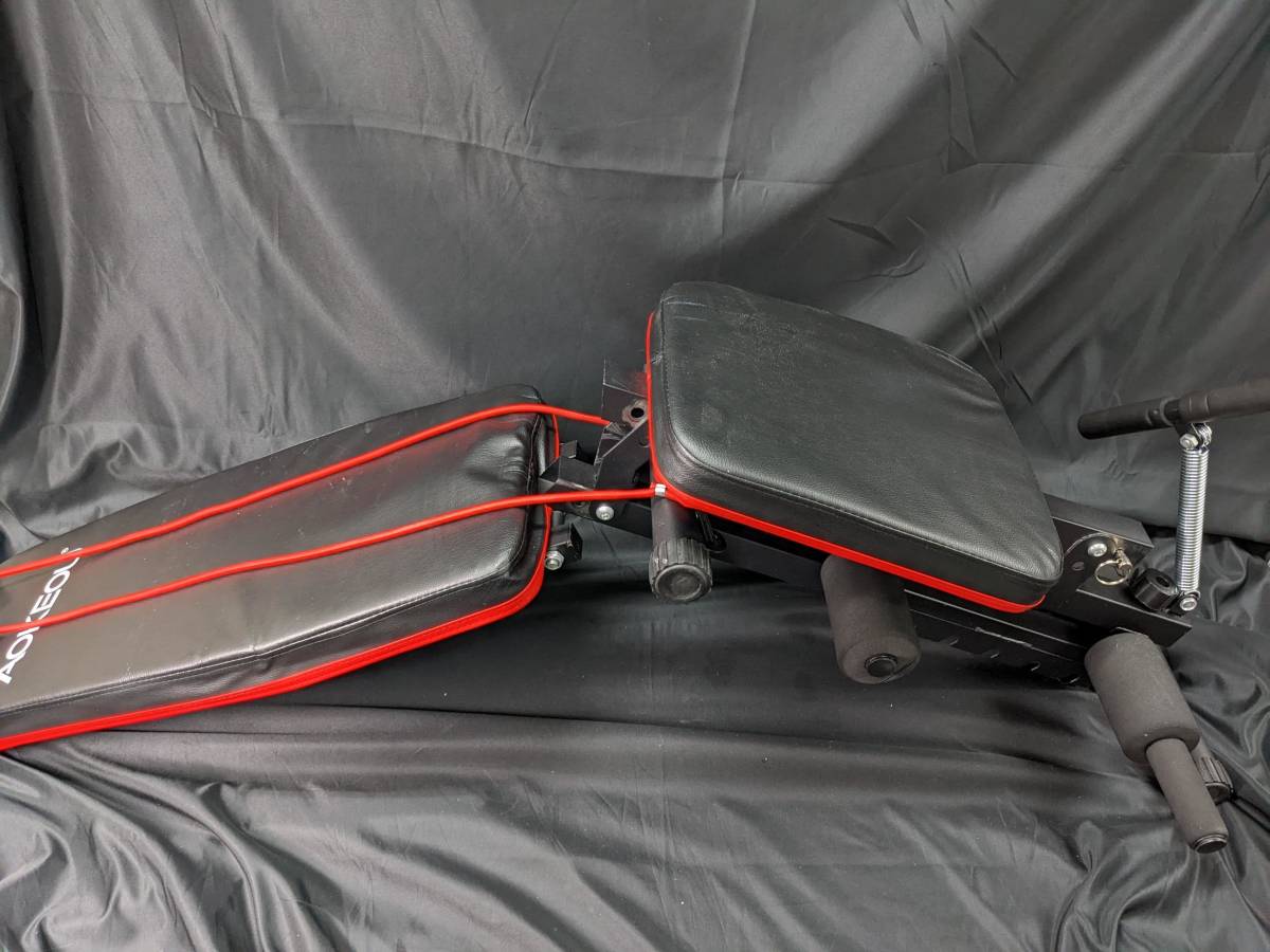 sk0-p11】1円～ 筋トレ トレーニングベンチ 腹筋マシン AOKEOU 