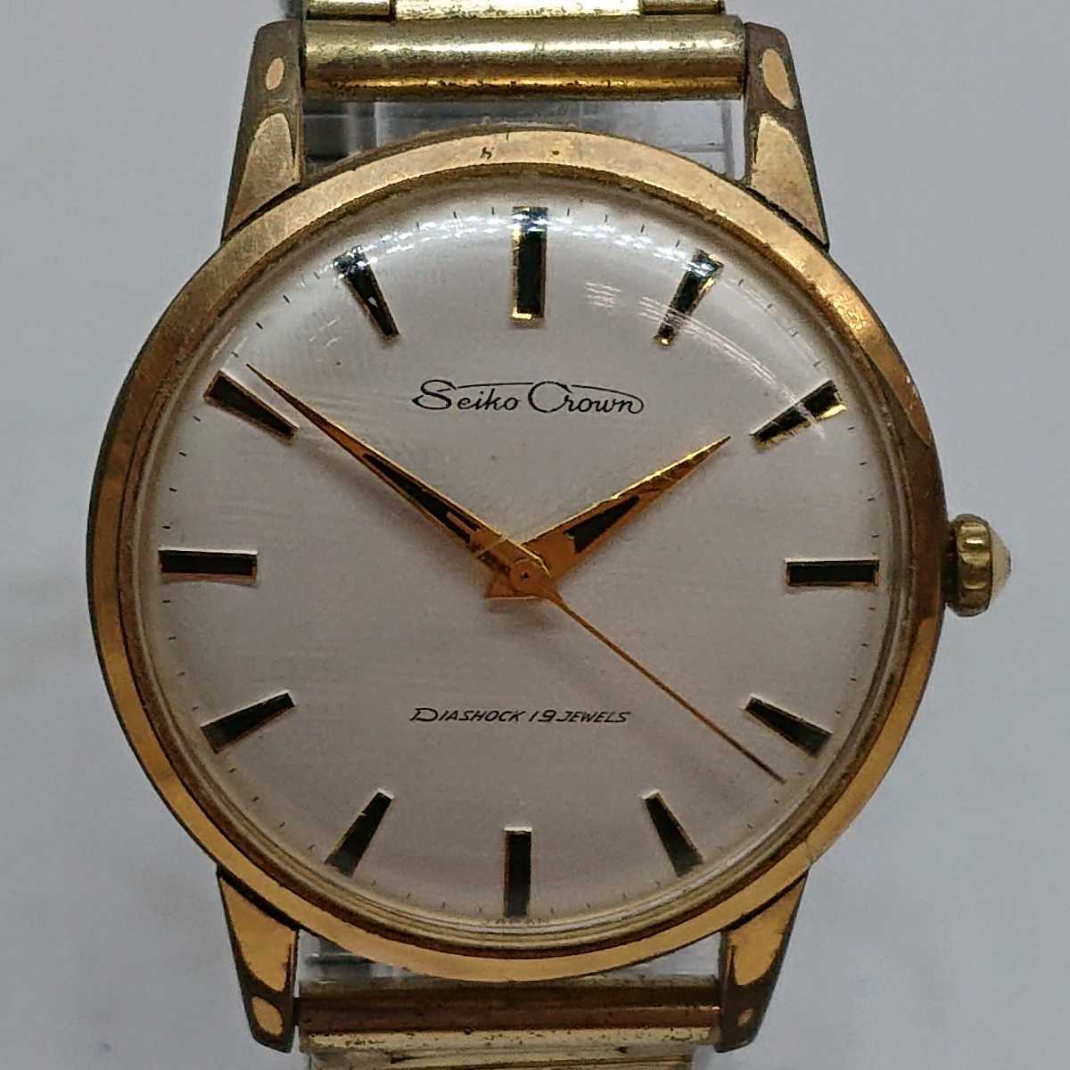 アンティークSEIKO ビンテージ セイコー クラウン メンズ手巻き式 