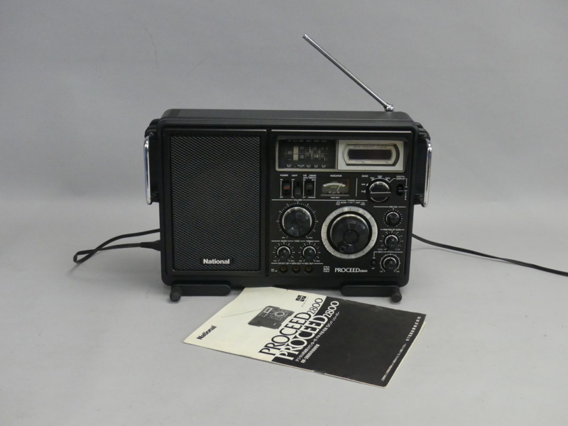 zx22 ナショナル RF-2800 プロシード BCLラジオ National PROCEED 一部