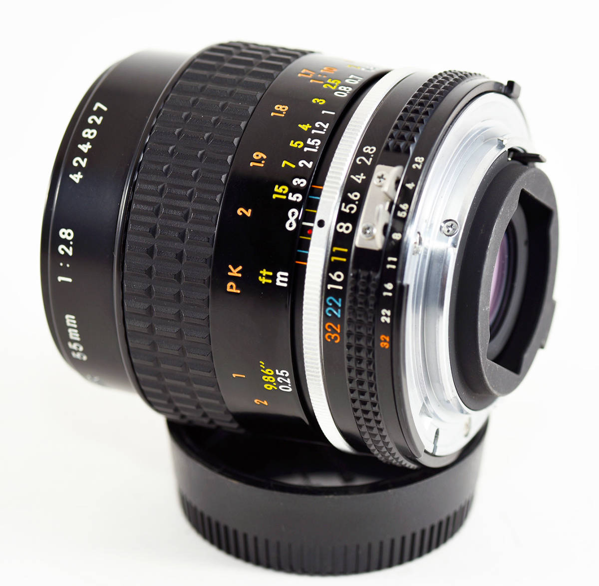 超美品 Nikon Ai-s Micro NIKKOR 55mm f2.8 1:2.8 マクロレンズ マニアル