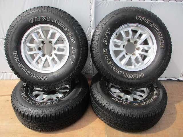 ランクルプラド70 スタッドレス アルミホイール 265/70r16 4本セット 
