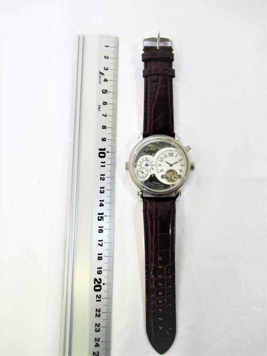 ☆GALLUCCI classic DualTime 両面スケルトン ☆ ガルーチ 機械式 自動 