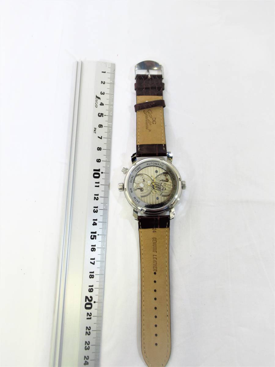 ☆GALLUCCI classic DualTime 両面スケルトン ☆ ガルーチ 機械式 自動 