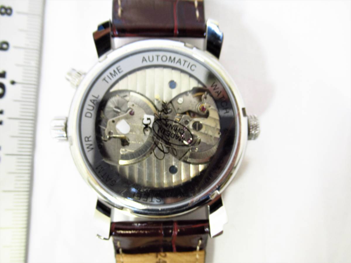☆GALLUCCI classic DualTime 両面スケルトン ☆ ガルーチ 機械式 自動 