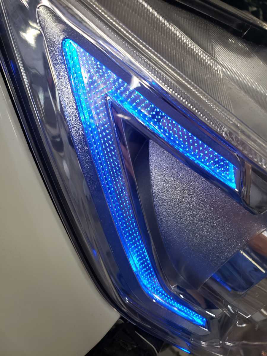 美品 ステー破損ナシ 打刻AH 後期 ブルー HID スズキ ワゴンR 
