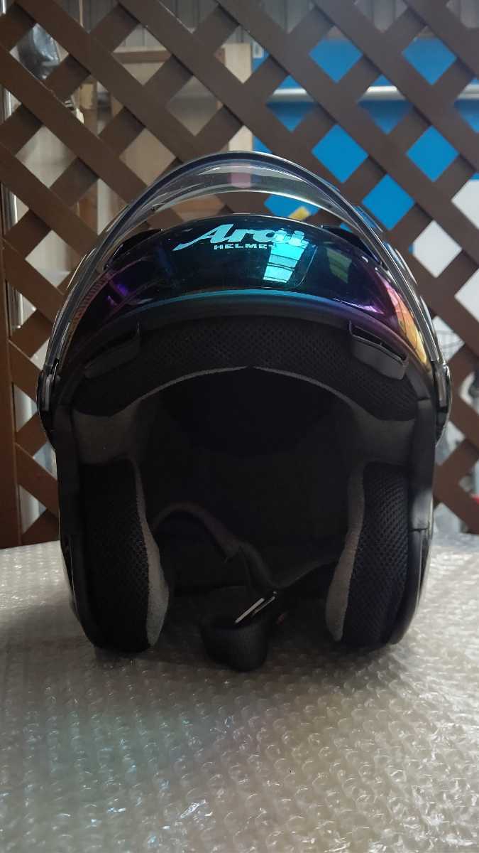 Arai アライ/SZ-G/サイズ、M.57~58cm. ブラック.ミラーシールド.(M