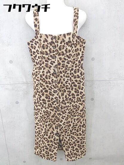 ◇ MOUSSY マウジー レオパード柄 フロントボタン ロング ジャンパー  