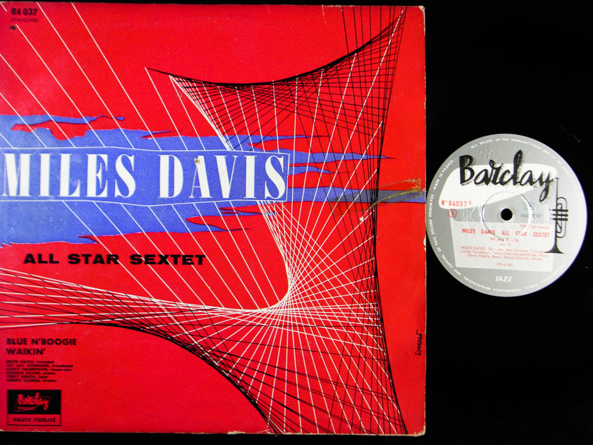 低価，セール フラット盤 MONO 10吋 RVG 仏 Barclay 84037 Miles Davis All Star Sextet マイルス デイビス Horace Silver 試聴動画 美盤美音 LP(ジャズ一般)｜売買されたオークション情報、yahooの商品情報をアーカイブ公開 - ジャズ一般