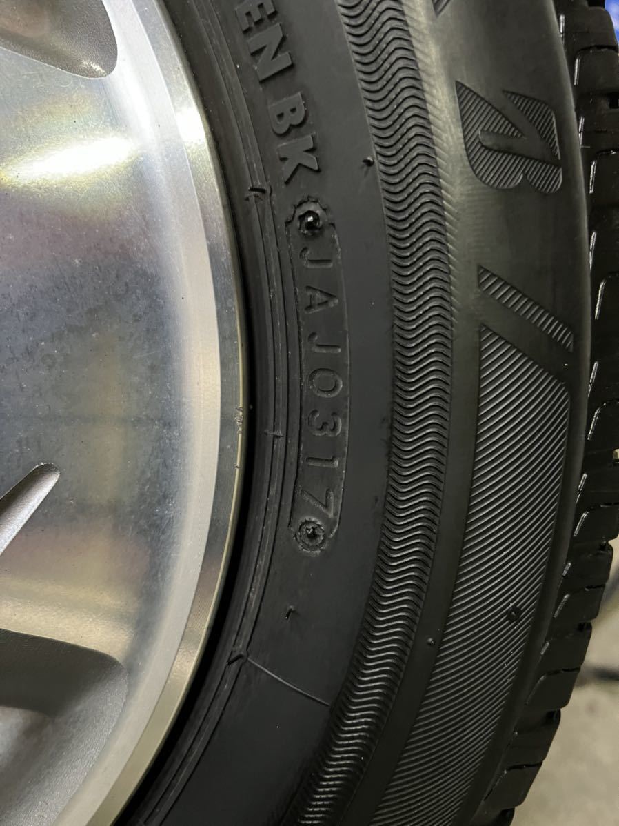 ホンダ バモス純正ホイール・タイヤ 4本セット 155/70r13 2017年製造