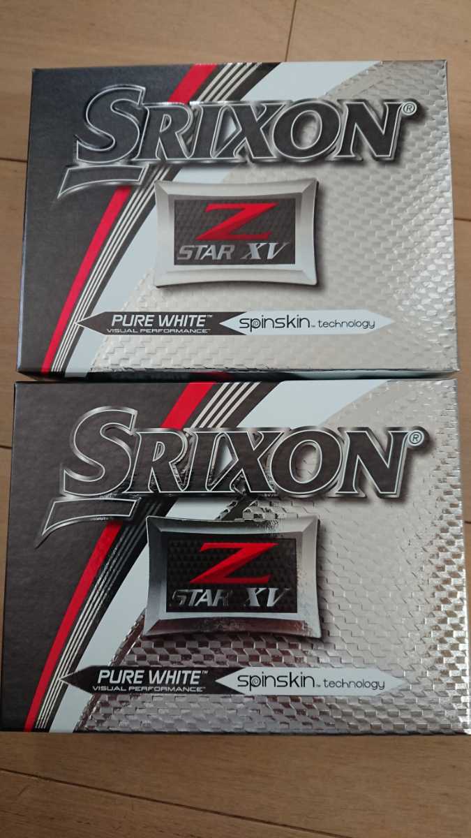ゴールドレアまとめ売り 新品】スリクソン SRIXON Z-STAR XV 2ダース(24球) Z-STAR XV