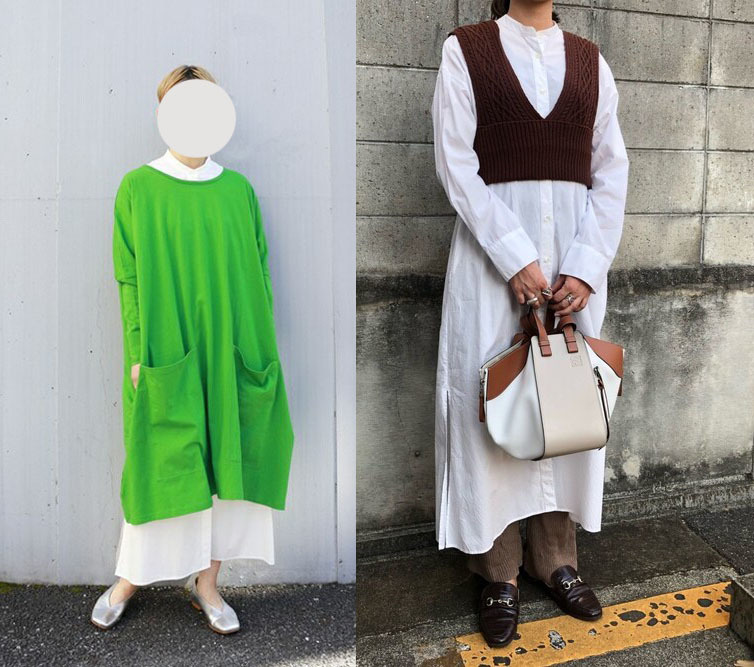 ジャーナルスタンダード バンドカラーのワンピース ホワイト 白