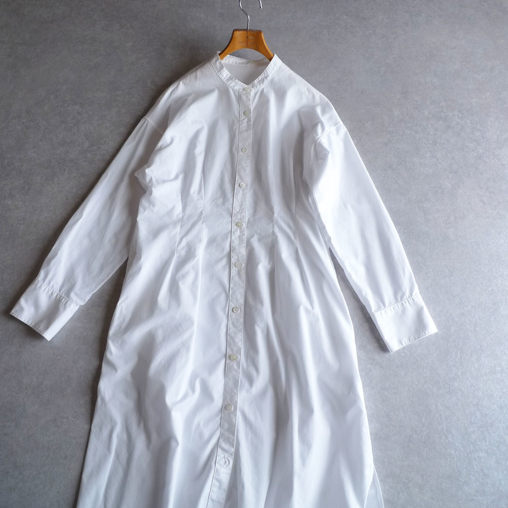 ジャーナルスタンダード バンドカラーのワンピース ホワイト 白