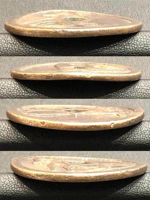 白狐通宝/白狐通寶/直径45mm・25.4g 大型絵銭・日本古銭・穴銭 管理