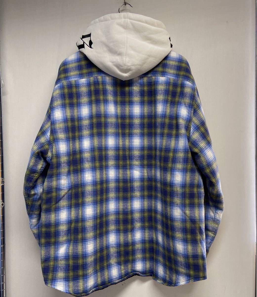 Flannel Hooded Zip Shirt Up Supreme シュプリーム 21AW SUPREME