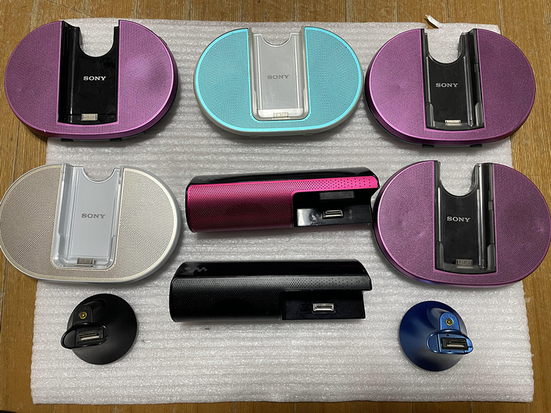 Sony MP3 WALKMAN PORTABLE MEDIA PLAYER 　ウォークマン　ポータブル　メディアプレーヤー計10台　スピーカー・アダプター等付き動作品 Player Sony MP3 Japanese Language NWZE473BLK
