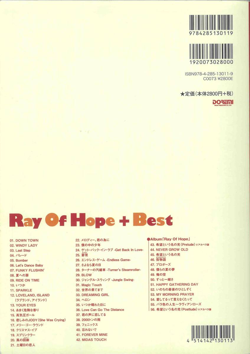 送料無料！】山下達郎「Ray Of Hope レイ・オブ・ホープ+ベスト