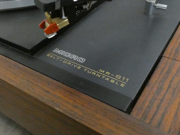 MICRO/マイクロ☆ターンテーブル/レコードプレーヤー/アナログプレーヤー☆MR-611 管N15064 # MICRO ターンテーブル レコードプレーヤー RS ☆現状品☆ RY-1500