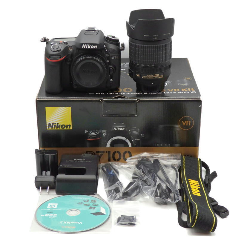 1円【良品】Nikon ニコン/D7100 AF-S DX NIKKOR 18-105mm F3.5-5.6G