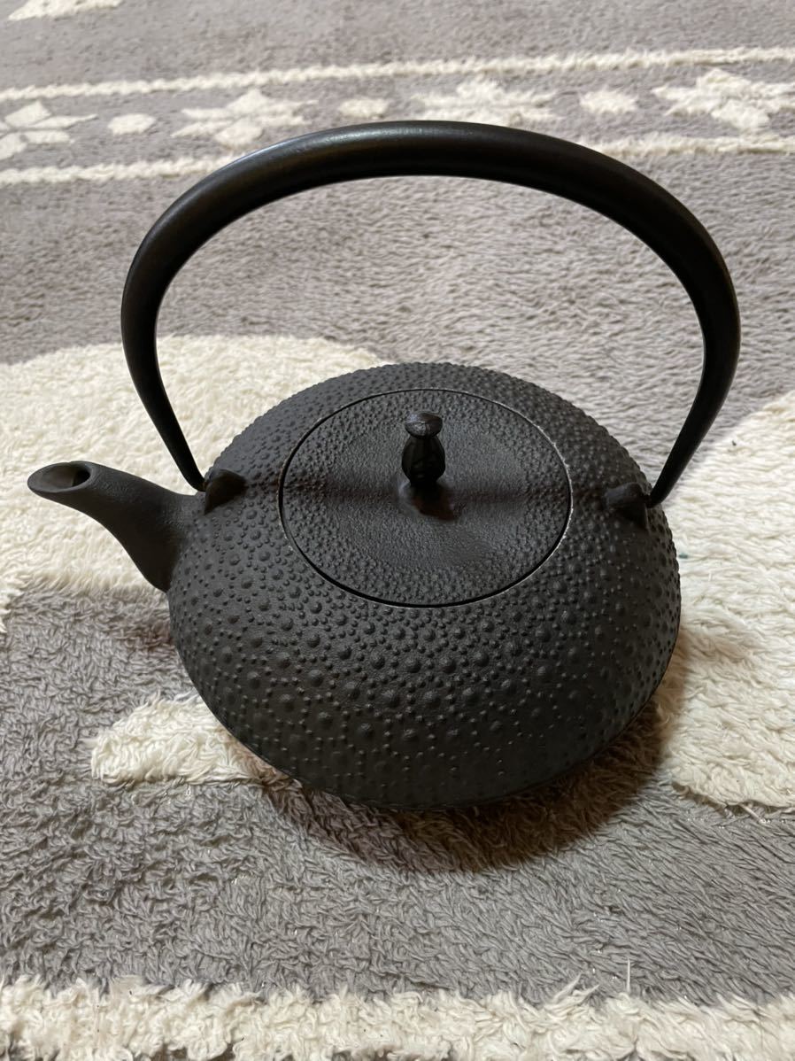 南部鉄器】鉄瓶東雲アラレ1L（IH対応）【OIGEN】 東雲アラレ 鉄瓶 及