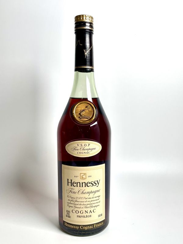 1円~☆Hennessy ヘネシーVSOP 1000ml 40% グリーンボトル 金キャップ